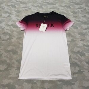 Siksilk Shirt Mens Small Purple Short Sleeve NWT